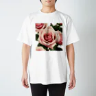 masahの薔薇プリント Regular Fit T-Shirt