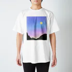 しぜんとあそんでるのの夜明けまえ散歩 スタンダードTシャツ