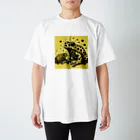 HoneRockの毒・黄・蛙 Regular Fit T-Shirt