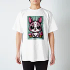 ブサカワアニマルのブサカワアニマル『ラビ』 Regular Fit T-Shirt