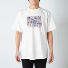 シロクロロ○●のNo.25 3色アート スタンダードTシャツ