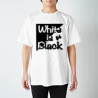 愚ないTシャツ屋さんのWhite is Black Regular Fit T-Shirt