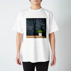 positive_poem05の名言は黒板に書き記した スタンダードTシャツ