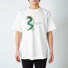 おそらのデザインの数え龍3 Regular Fit T-Shirt