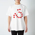 マムぅ♡の「心」ハートバージョン Regular Fit T-Shirt