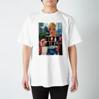 adultistのブロンドセクシーアニメガール Regular Fit T-Shirt