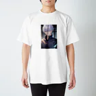 カカオの五条悟風 Regular Fit T-Shirt