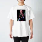 adultistのサイバー ピンクセクシーガール Regular Fit T-Shirt