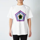 noiSutoaのエレガントな五角形 Regular Fit T-Shirt