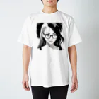 awakening-lucyの眼鏡女子Tシャツ2 スタンダードTシャツ