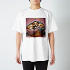 ふわふわ子犬の第②弾！ほっこり♡ ふわふわ子犬 Regular Fit T-Shirt