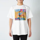 tanather shopのミーコ•ステップス Regular Fit T-Shirt