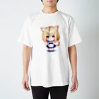 KAZAHANAの8-BITnekomimiMaid スタンダードTシャツ