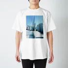 リングロングの横浜市　風景画　tシャツ スタンダードTシャツ
