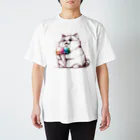 ねこったなぁのペロ助 スタンダードTシャツ