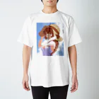 bazz000033の恥じらい麦わら少女 Regular Fit T-Shirt