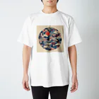 和柄webの和柄Tシャツ Regular Fit T-Shirt