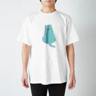 haluhaluの青いネコ Regular Fit T-Shirt