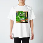 Kyun_uranaiの寿司職人を目指す緑の妖怪 スタンダードTシャツ