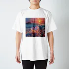 Mellow-Skyの美しすぎるハートシーグラス スタンダードTシャツ