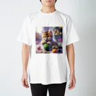 kangekiの遊ぶにゃんこNo.7 Regular Fit T-Shirt