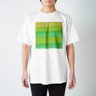 きまぐれ煮のニットっぽく見える(グリーン) Regular Fit T-Shirt