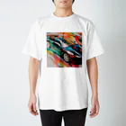 the blue seasonの速さの彩り: 動きを捉えたアート Regular Fit T-Shirt