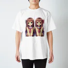 seigi2oo2の愛らしい可愛い双子の姉妹 Regular Fit T-Shirt