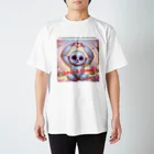 dreamy-designのLOVE&PEACE　シロテナガザルくん Regular Fit T-Shirt