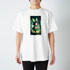 neko_28の森の妖精ちゃん Regular Fit T-Shirt