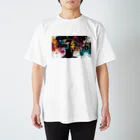 #861の#861 splash 1609-0003 Regular Fit T-Shirt