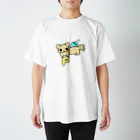 Fun na Kottaの羽の生えた空飛ぶチワワ スタンダードTシャツ