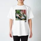 YOikibunのガラスの靴と多肉植物(セダム) スタンダードTシャツ