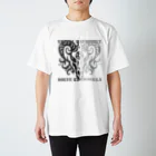 Ａ’ｚｗｏｒｋＳのトライバルバフォメット BLK&WHT Regular Fit T-Shirt