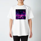 LUF_jpsのPurple sunset Regular Fit T-Shirt