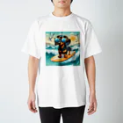 wankoyのサーファーダックスフンド Regular Fit T-Shirt