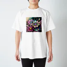 Rimapiの宝石のような花 Regular Fit T-Shirt