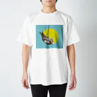 kawano_lonの満月だっこゆずくん_クッション スタンダードTシャツ