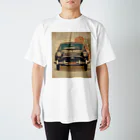 Unique ExistenceのVintage car2 Regular Fit T-Shirt