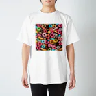 piasのオリジナルグッズアイテム通販のしあわせなドーナツたち Regular Fit T-Shirt