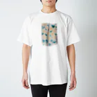 立川沙紀とフルーティーpuppiesのチューリップの絵 スタンダードTシャツ