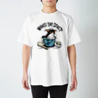 AckeeWolf Art Shopの猫シャンプー Regular Fit T-Shirt