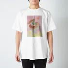 tanutiの猫のミルクの夏気分！ Regular Fit T-Shirt