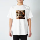 yuo1040yamato Soraの初めて作りました 猫さん Regular Fit T-Shirt