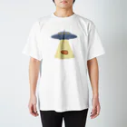 fooddesign-comのグルメな宇宙人 Regular Fit T-Shirt