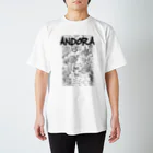 ANDORAの白黒ANDORA猫　森 Regular Fit T-Shirt