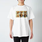 kutachanelのロングコートチワワのアニメ Regular Fit T-Shirt