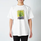 misa_manzanaの母の水彩画〜カモミール Regular Fit T-Shirt