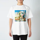 huwari-hanaakariのバラ スタンダードTシャツ