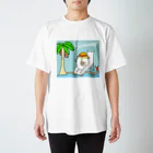 ブティックタマカワの【色抑えめ】楽園 Regular Fit T-Shirt